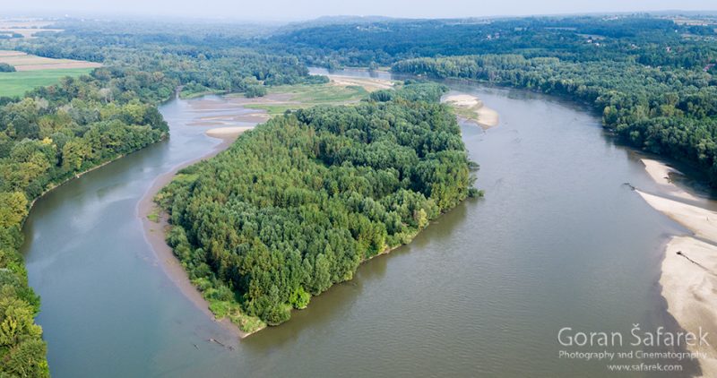 #drava #river #meander #aerial #pebble #forest #floodforest #drava #croatia #hungary