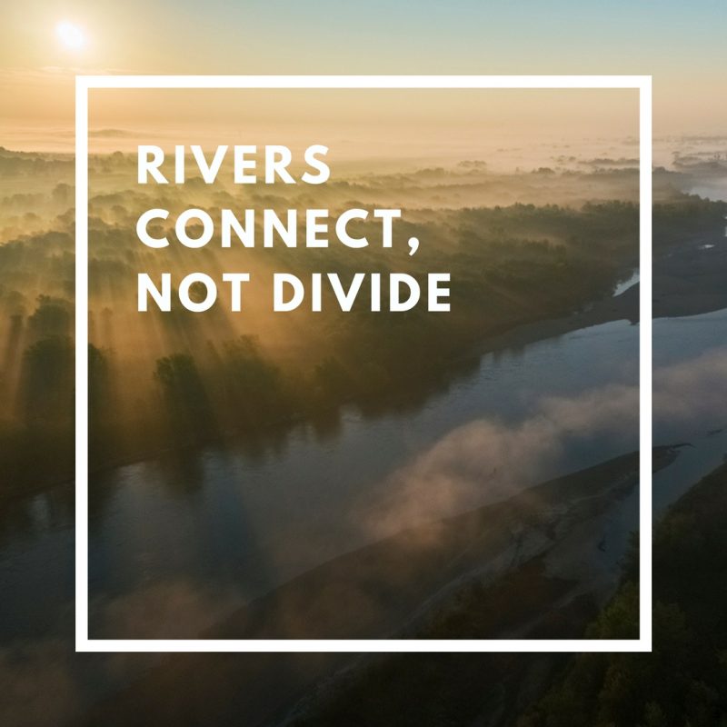 Rivers connect, not divide