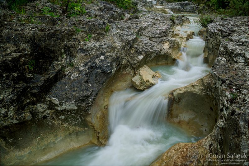 croatia, kotli, river, istra, rapids, rock canyon