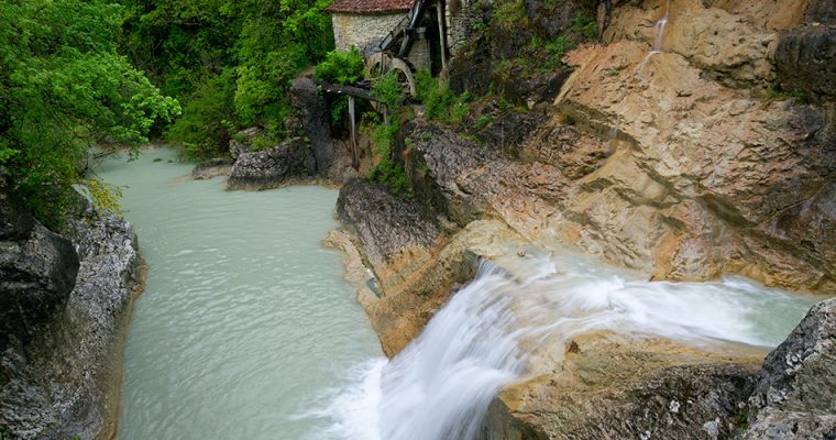 Kotli – beautiful watermill in small canyon