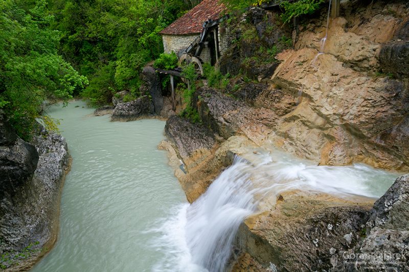 Kotli – beautiful watermill in small canyon