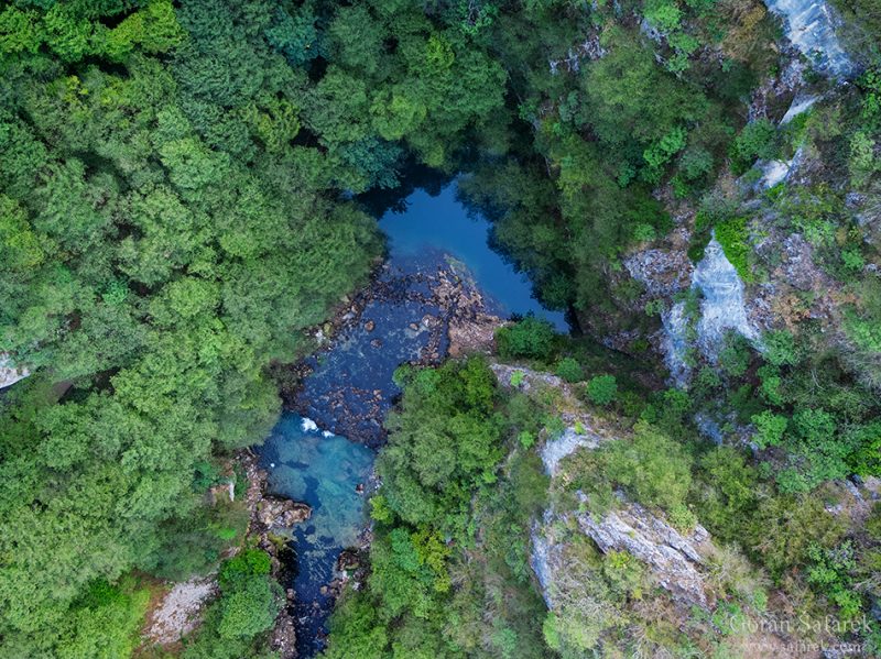 river, source, una, karst, croatia