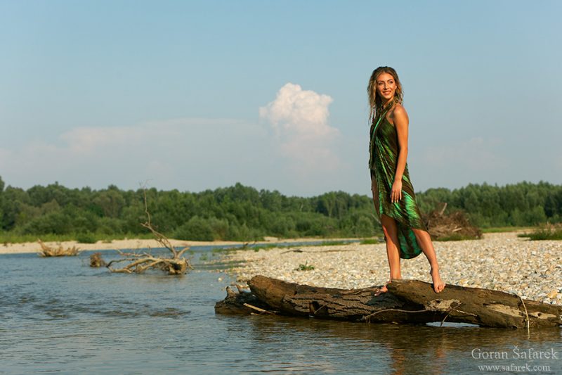 gitl, beautiful, river fairy, model, drava, dress, beautiful, young