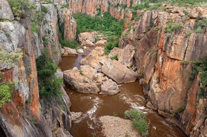 rivers, canyon, south africa, Bourke's Luck Potholes