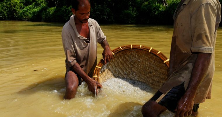 Gem mining on the river – Sri Lanka