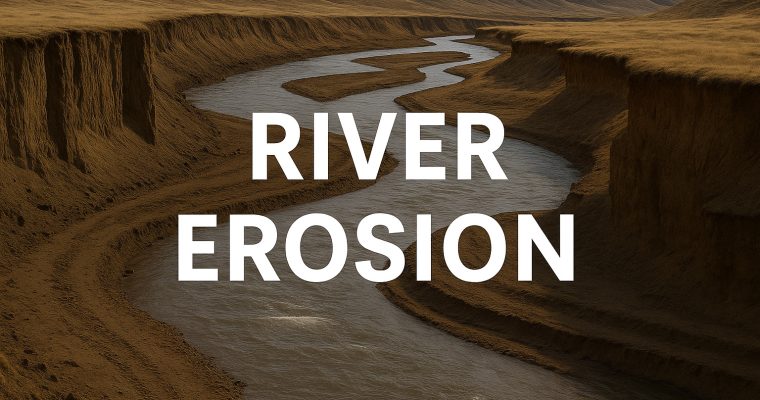 River erosion – creating force in the rivers