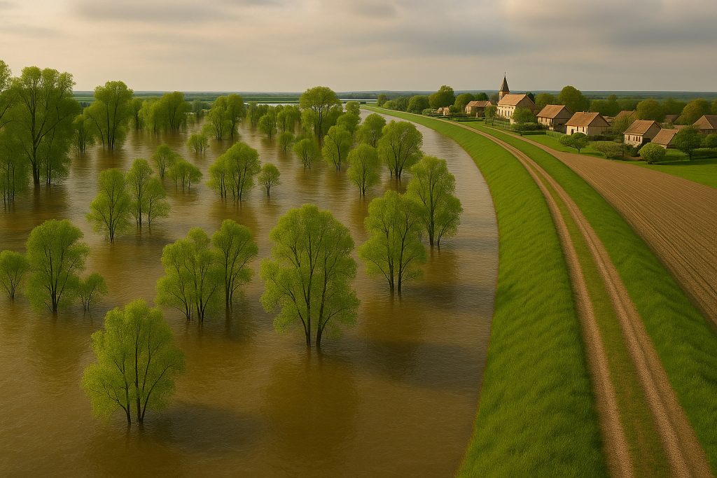 river, flooding, flood, prevention, dike, levee