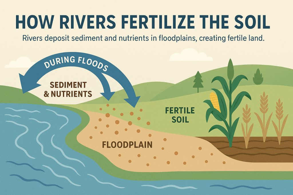 fertilizing soil, benefits of rivers