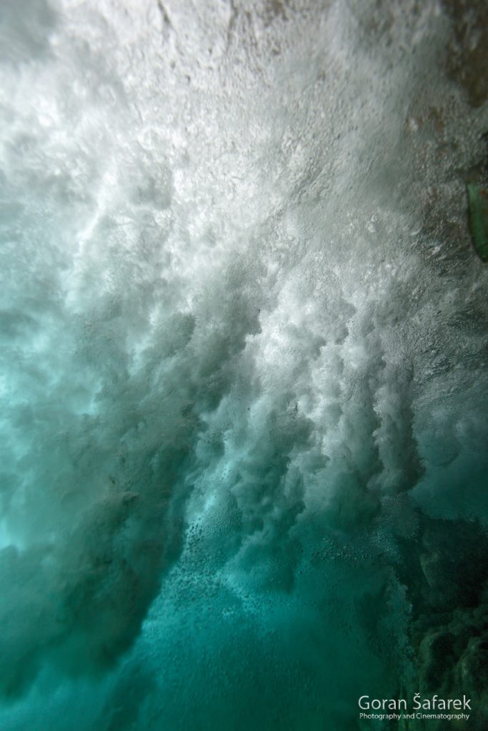 waterfall, underwater, diving, river, croatia, plitvice, national park