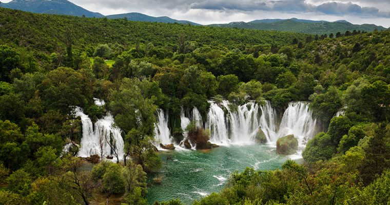 Kravica waterfall in Bosna and Herzegovina