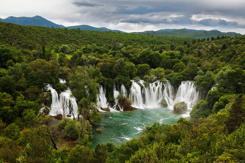 Kravica waterfall in Bosna and Herzegovina