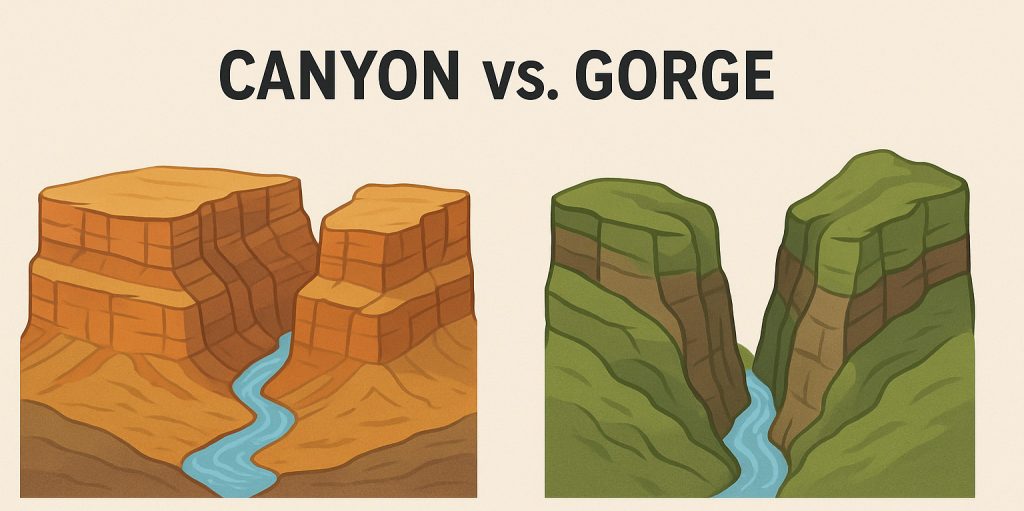 canyon, gorge