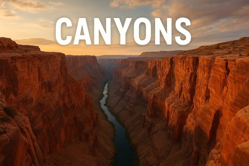 The Canyons: Towering Walls Above Life-Giving Rivers