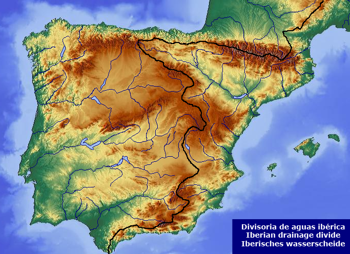 drainage basin and divide