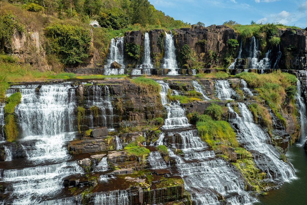 pongour, vietnam, waterfall