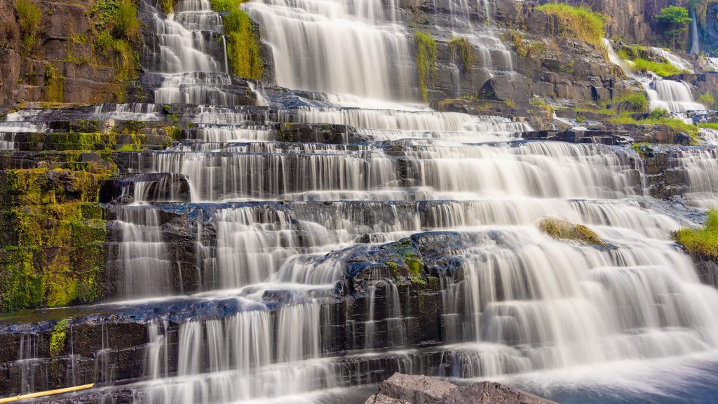 pongour, vietnam, waterfall