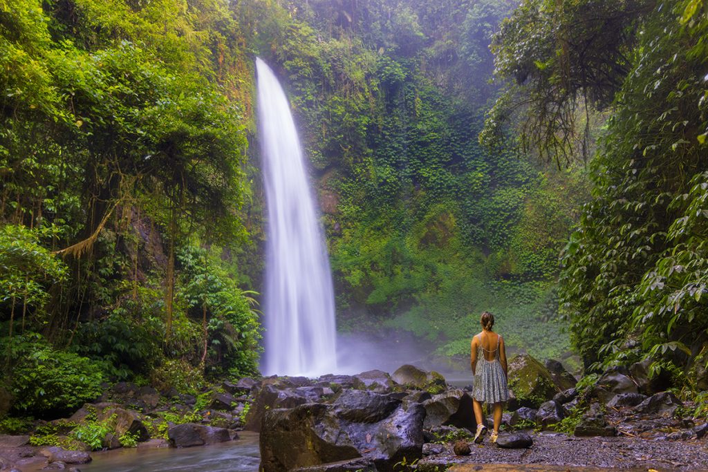 bali, nung nung, nungnung, indonesia, waterfall