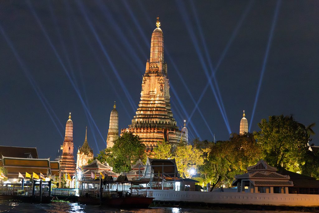 Chao Praya, bangkok, river, thailand, Wat Arun