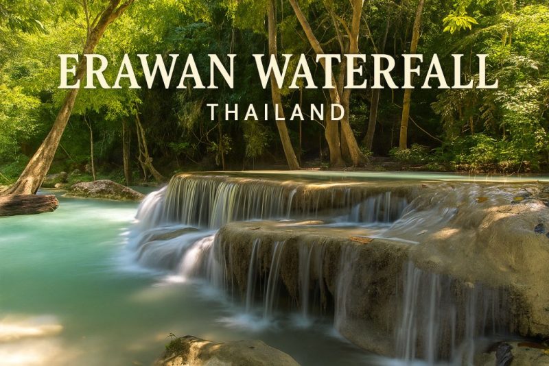 Discovering the Majestic Erawan Waterfall in Thailand