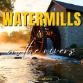 river, watermill