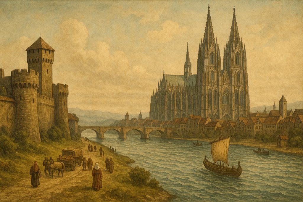 Rivers that shaped European cities, Rhine, Cologne
