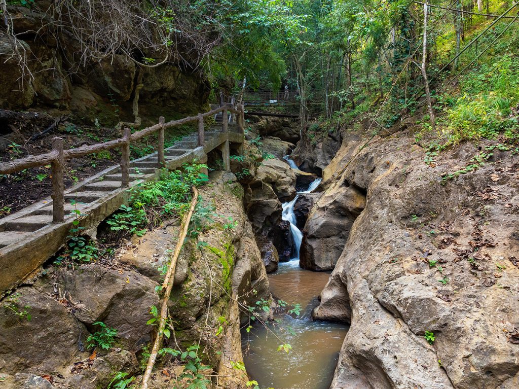 pam bok, waterfall, pai, thailand