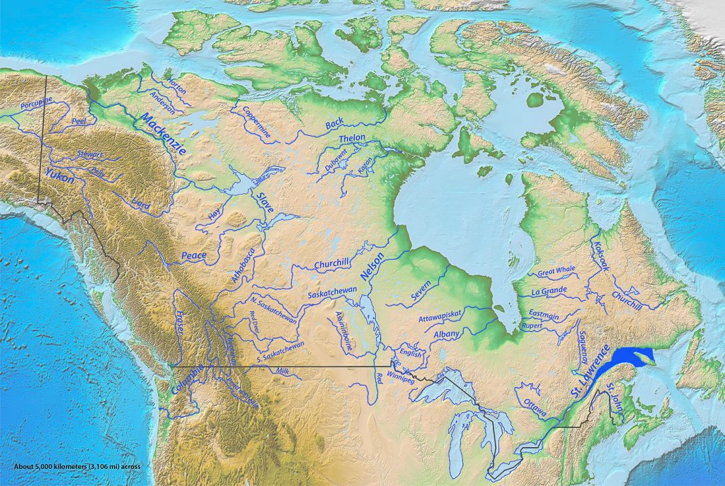 rivers of Canada, canada, north america