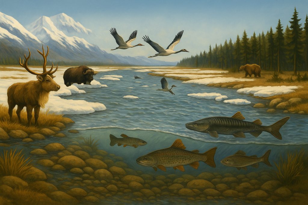 Rivers of Asia, animals