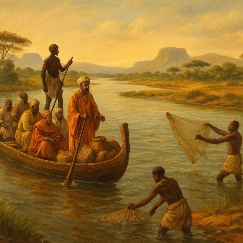 fishing, trade, africa, rivers