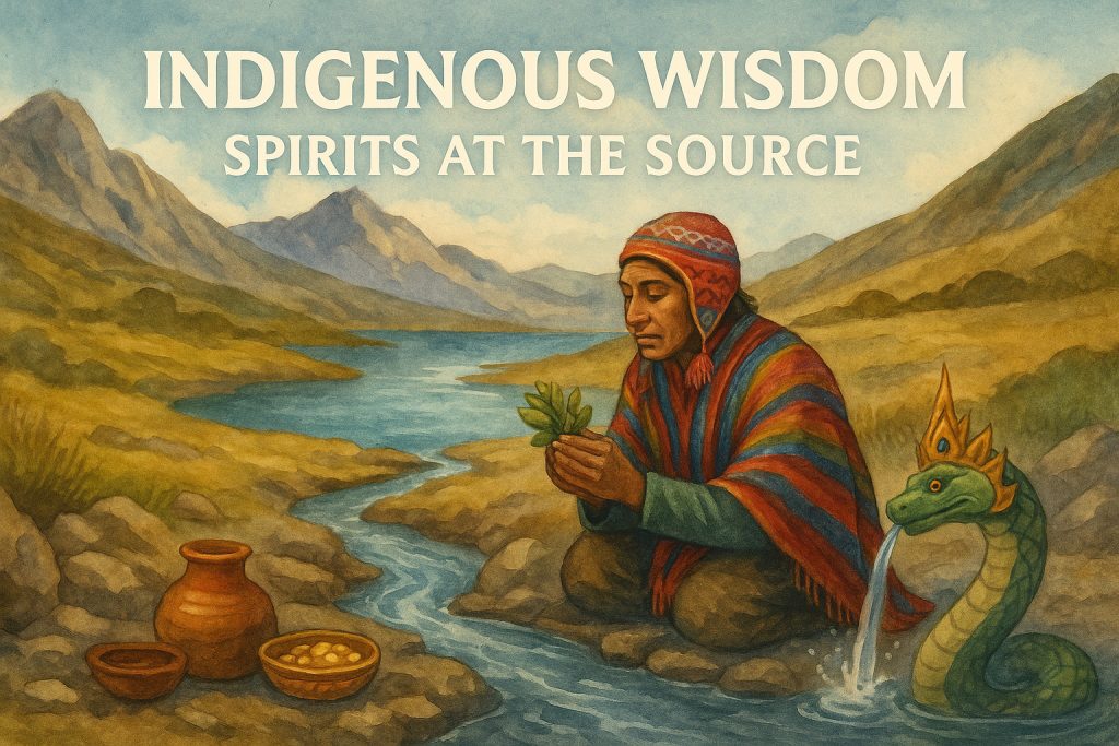 sacred river sources, andes