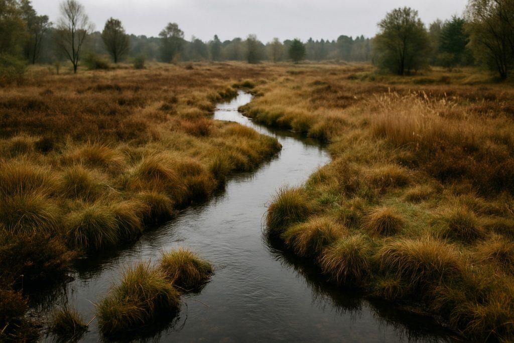 bog, marsh, river, source