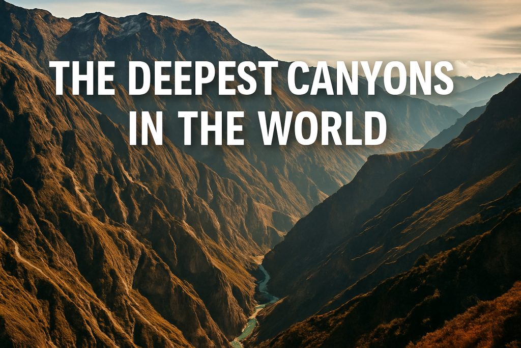 deepest canyons, canyon, rivers