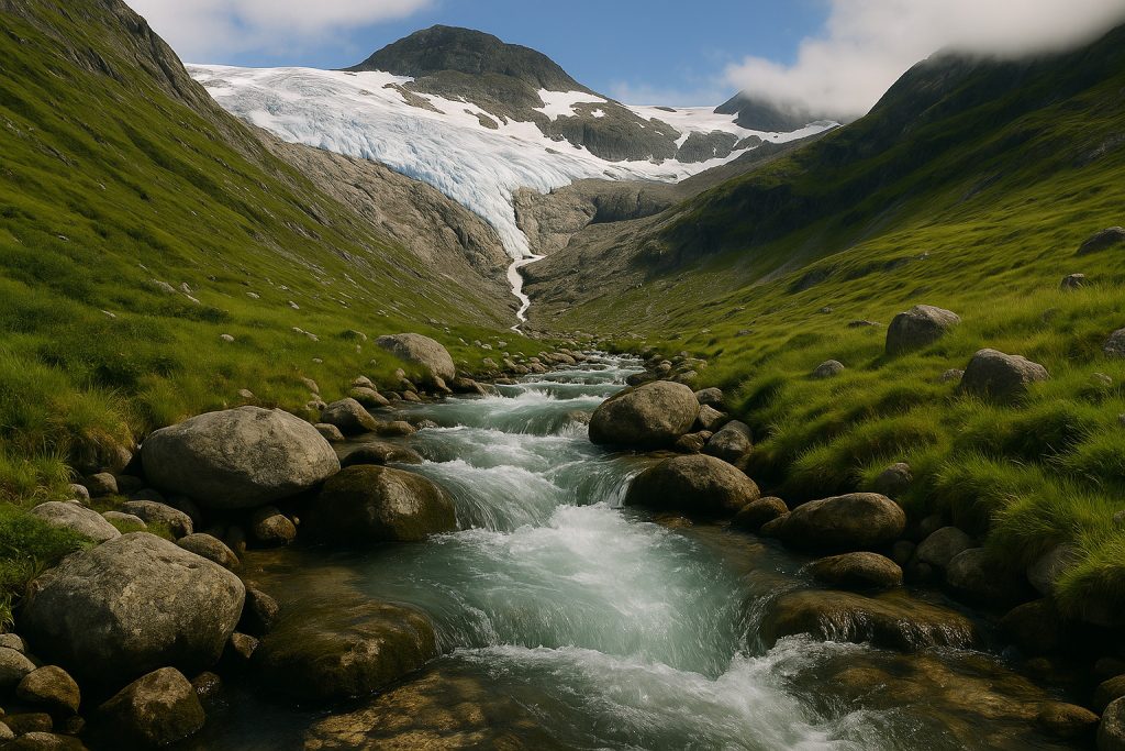 glacier river source