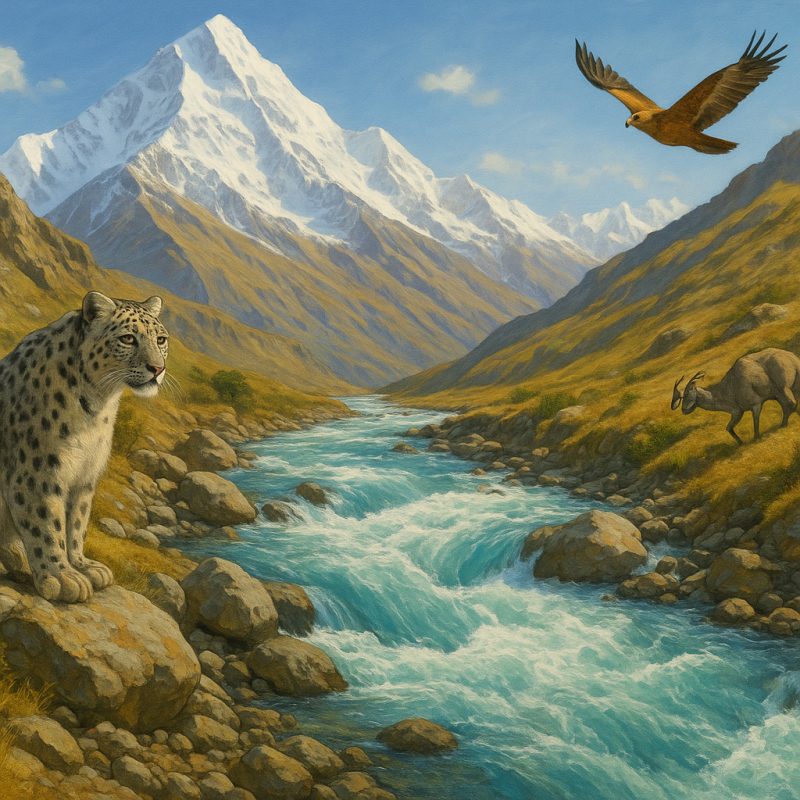 Rivers of Asia, animals