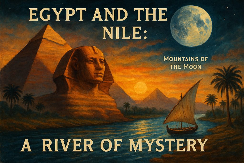 sacred river sources, egypt, nile