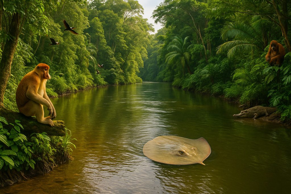 Rivers of Asia, animals