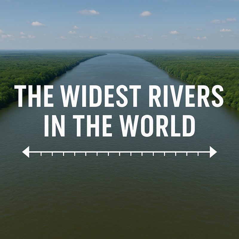 The Widest Rivers in the World – Nature’s Liquid Giants