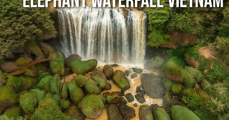 Elephant Waterfall – A Wild Cascade Near Da Lat, Vietnam
