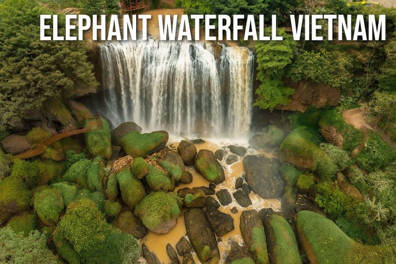 Elephant Waterfall – A Wild Cascade Near Da Lat, Vietnam