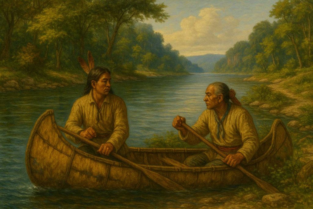 rivers and exploration of North America
