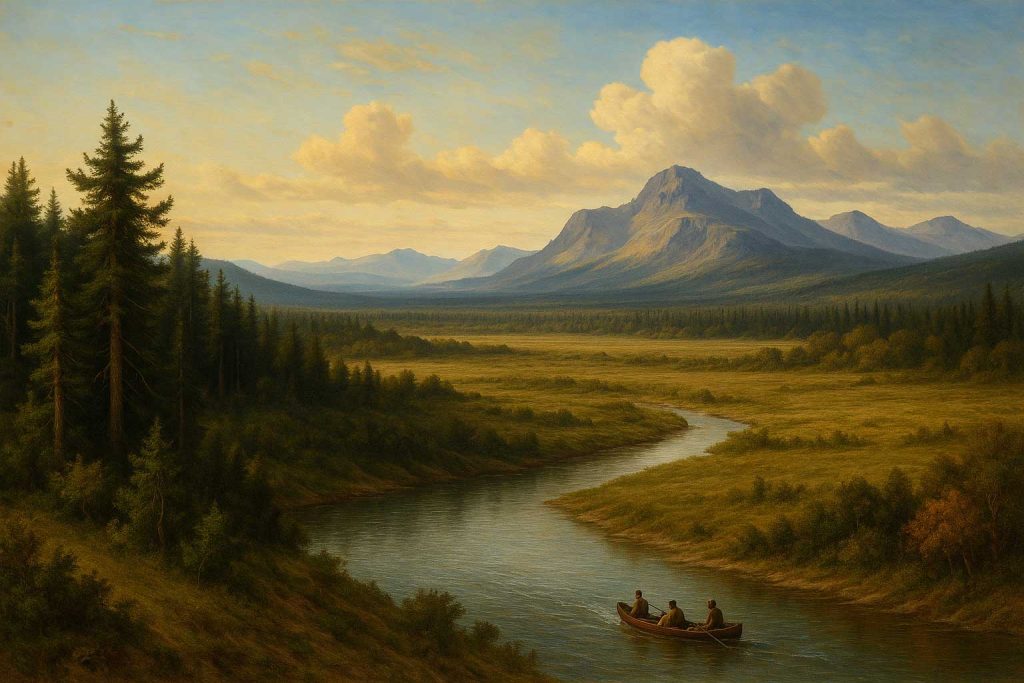 rivers and exploration of North America