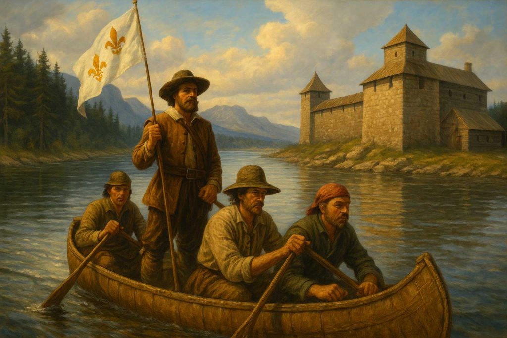 rivers and exploration of North America