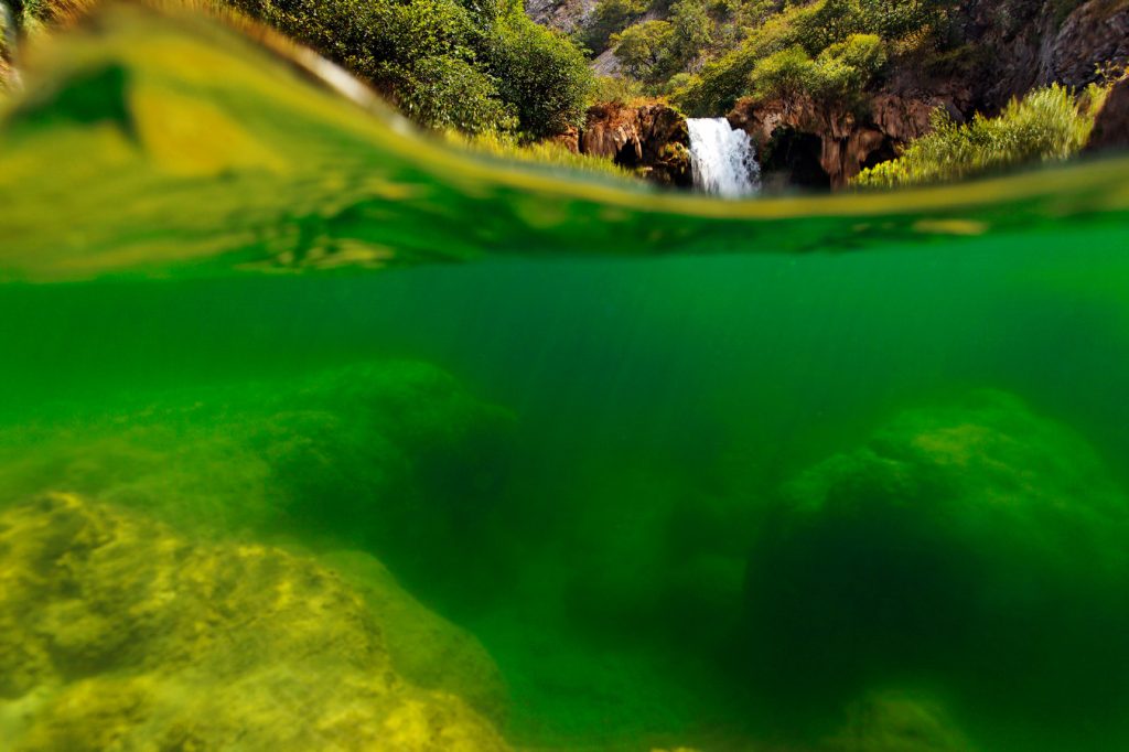 underwater river