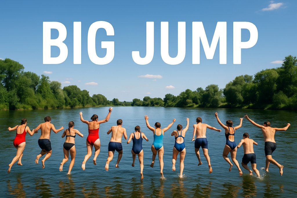 big jump, rivers