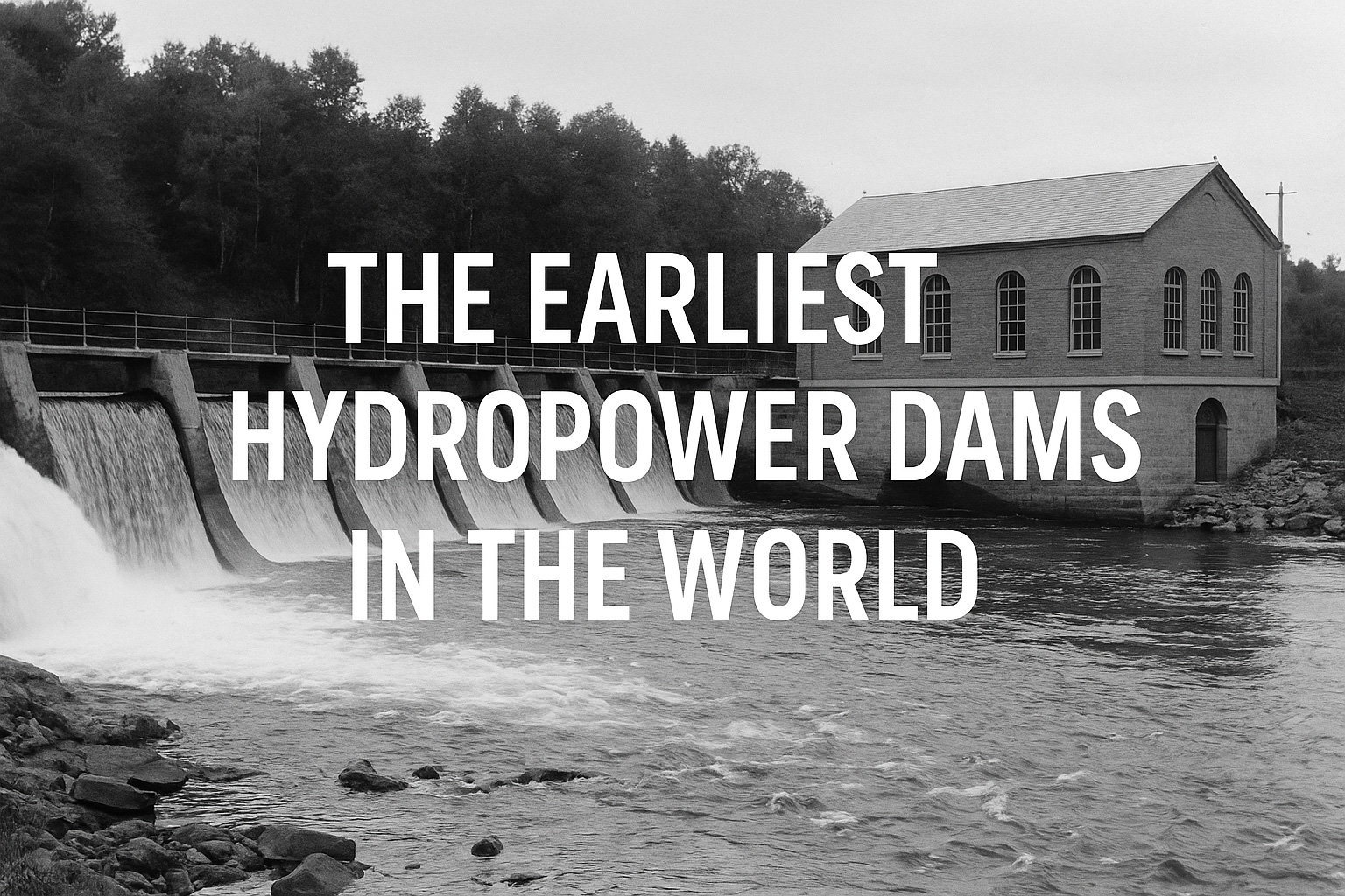 ⚡The Earliest Hydropower Dams in the World