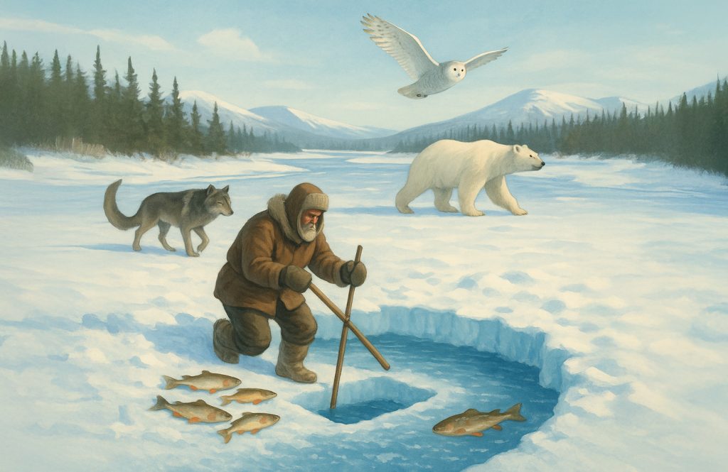 frozen rivers of the Arctic