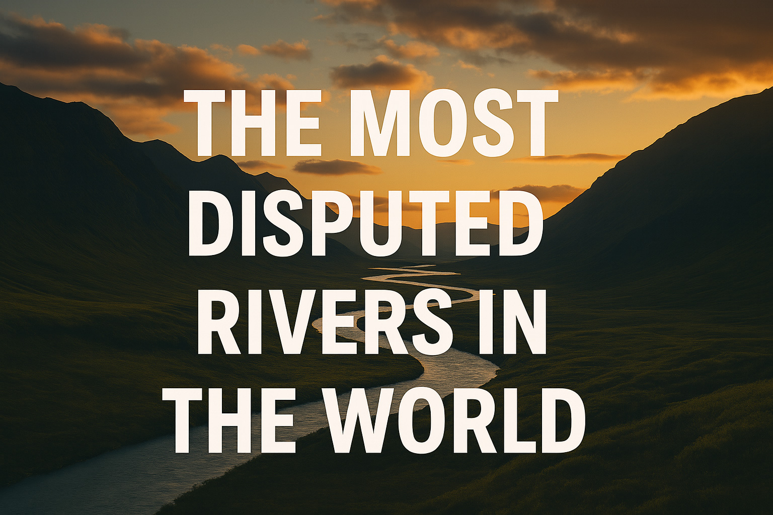 The Most Disputed Rivers in the World: Borders, Dams, and Water Conflicts