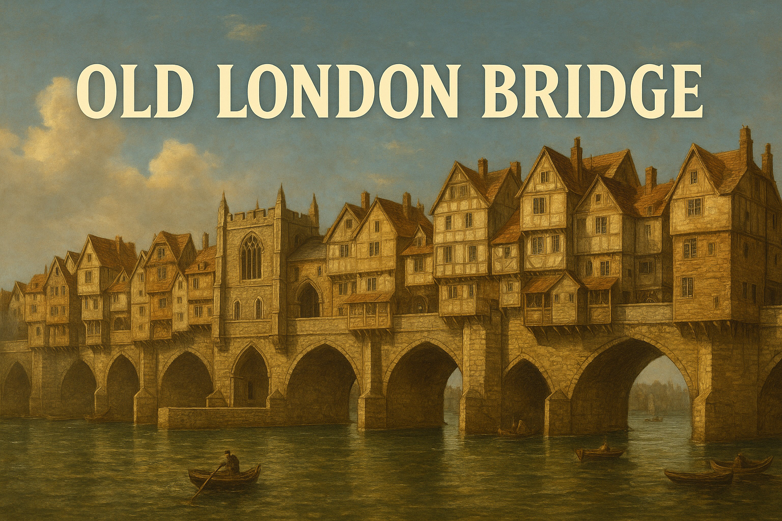 Old London Bridge: The City Built Over The Thames