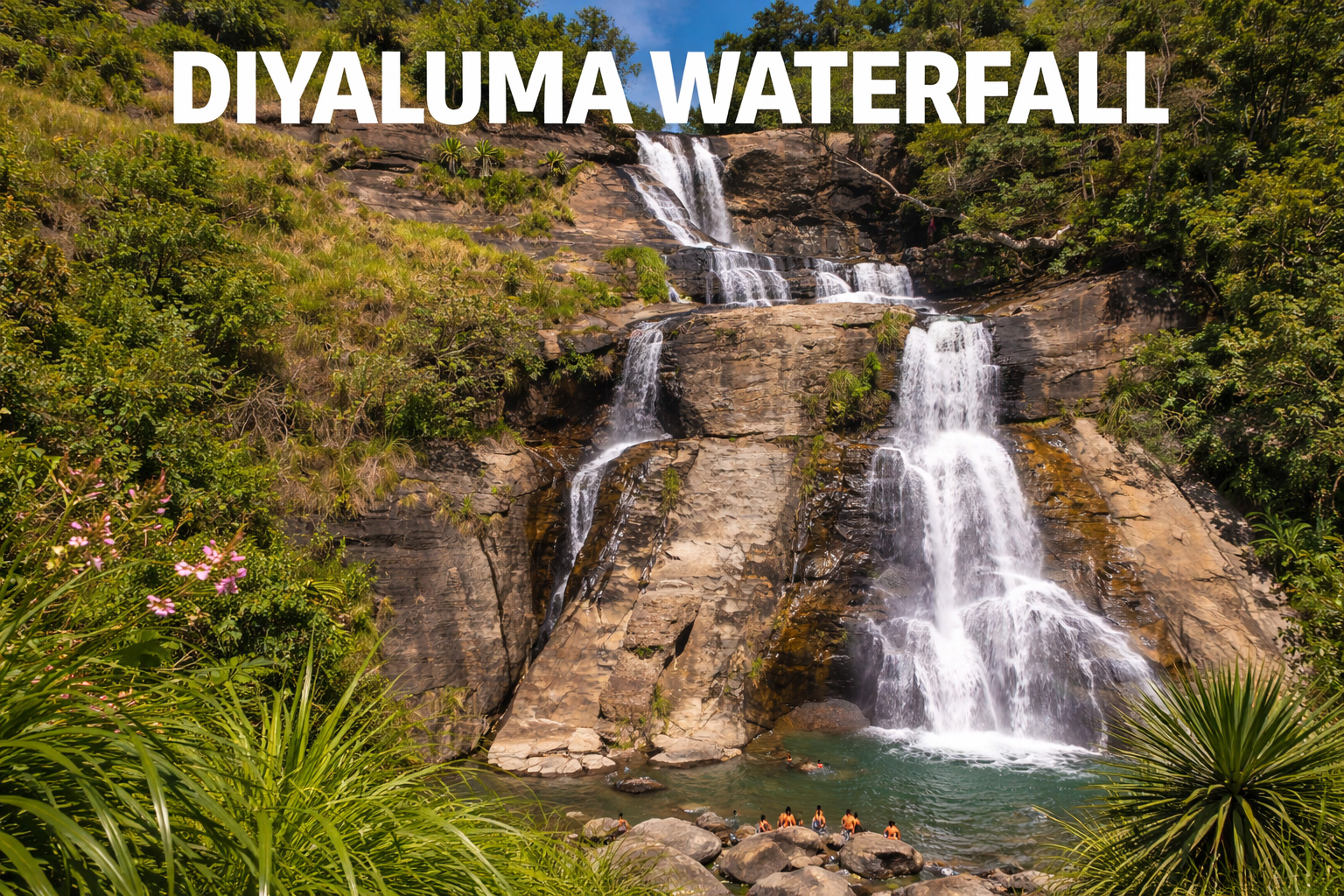 Diyaluma Waterfall Sri Lanka (220m) – Upper Pools, Lower Viewpoint & How to Visit