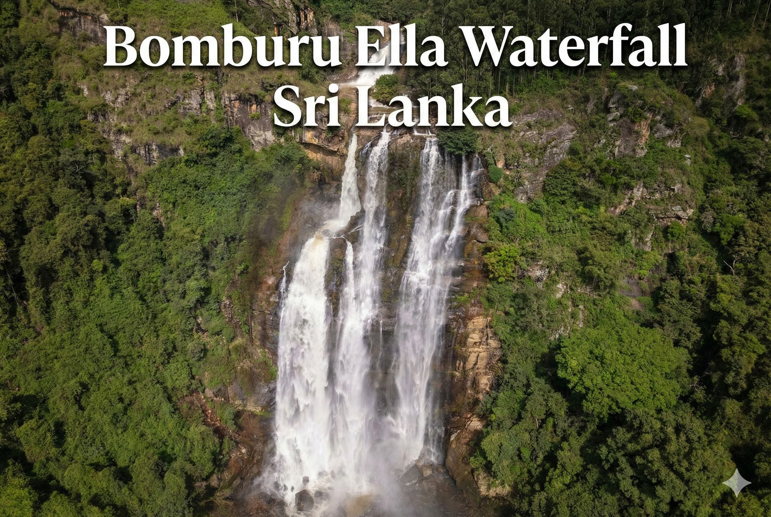 Bomburu Ella Waterfall (Perawella Falls), Sri Lanka